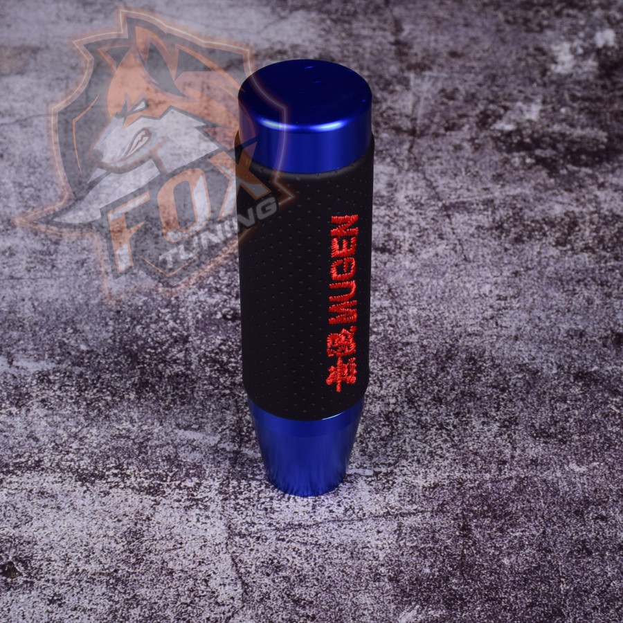 Универсальная ручка кпп Mugen с кожей 130 mm