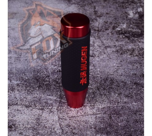 Универсальная ручка кпп Mugen с кожей 130 mm