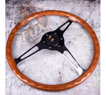 Универсальный руль FT с вылетом 55 mm Siliver (дерево)