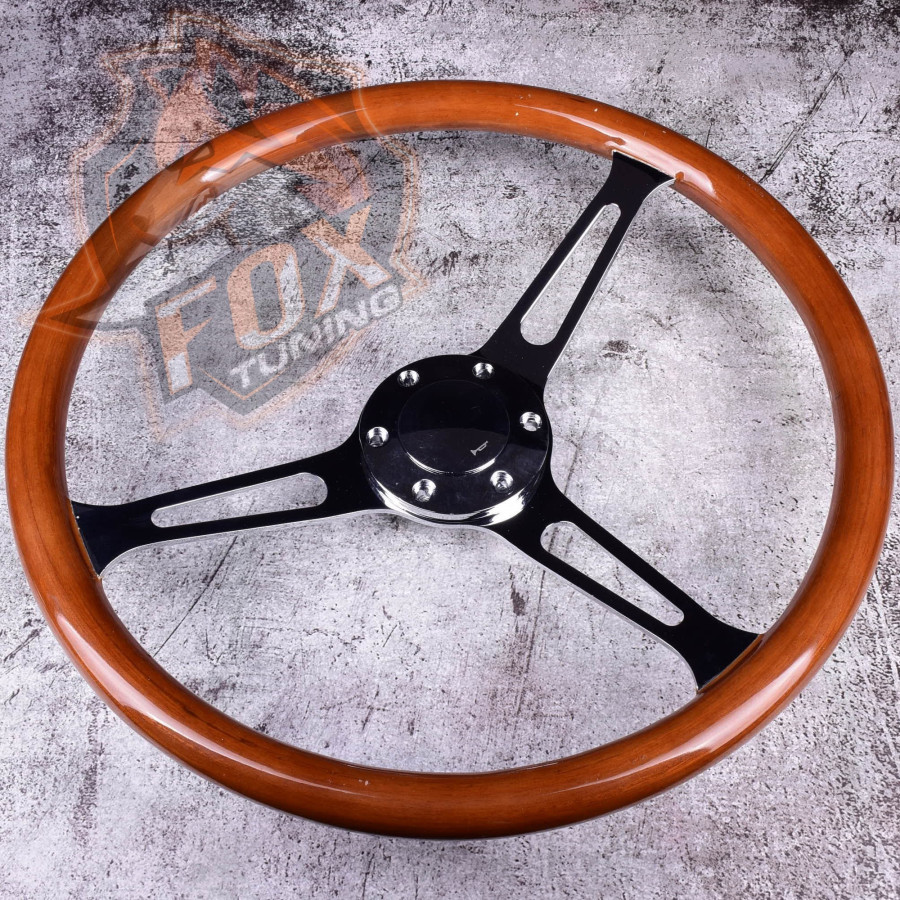 Универсальный руль FT с вылетом 55 mm Siliver (дерево) Универсальный руль FT с вылетом 55 mm Siliver (дерево)