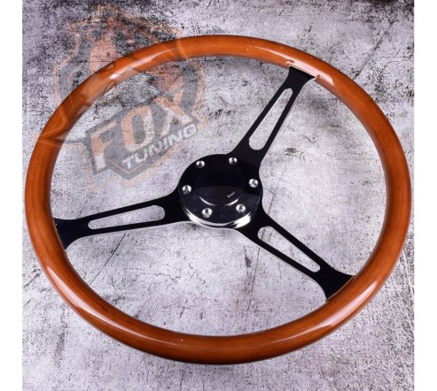 Универсальный руль FT с вылетом 55 mm Siliver (дерево)