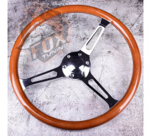 Універсальне кермо FT з вильотом 55 mm Siliver (дерево)