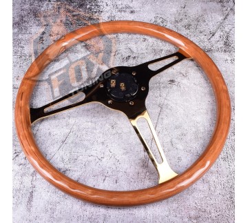 Універсальне кермо FT з вильотом 55 mm Gold (дерево)