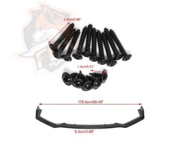 Пластиковый FT сплиттер/губа для Infiniti Q50 18-19