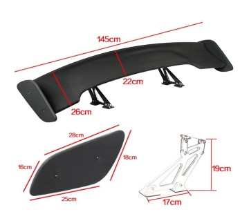 Універсальний пластиковий спойлер  FT (Type A)